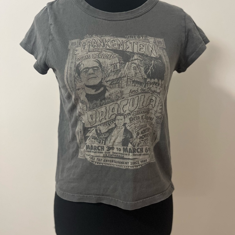 Brandy Melville Gray John Galt Tee